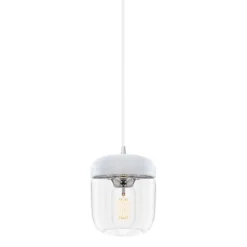 Acorn | white polished steel