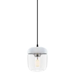 Acorn | white polished steel
