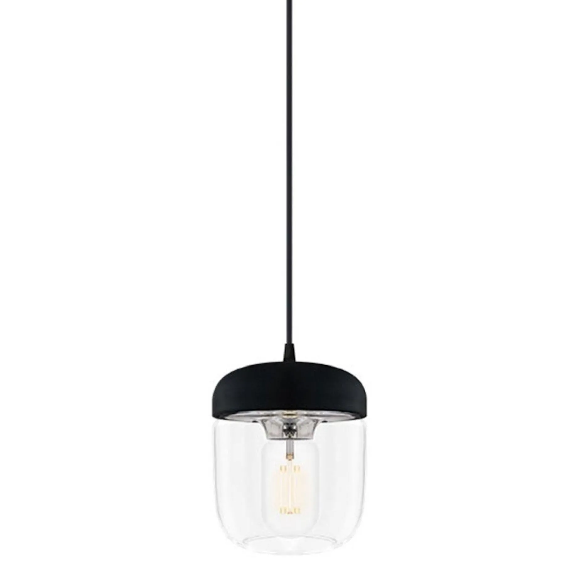 Acorn | white polished steel