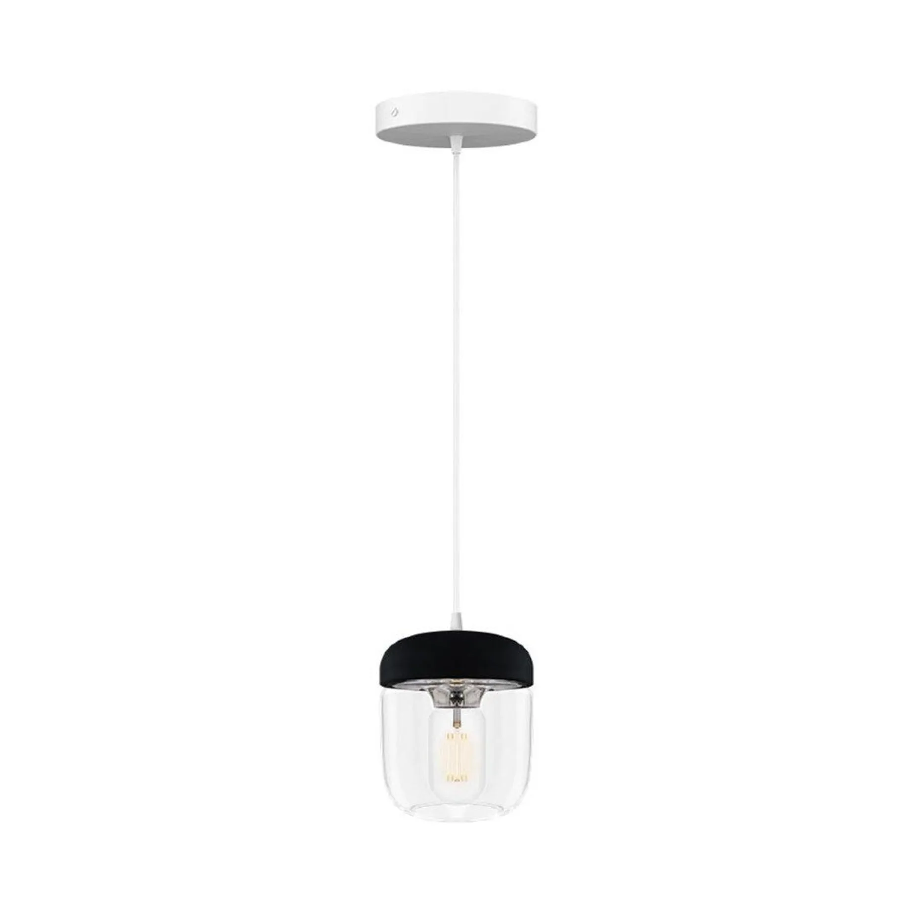 Acorn | white polished steel