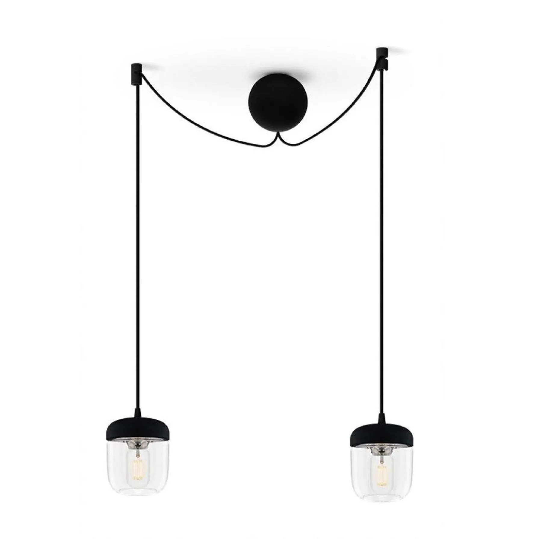 Acorn | white polished steel