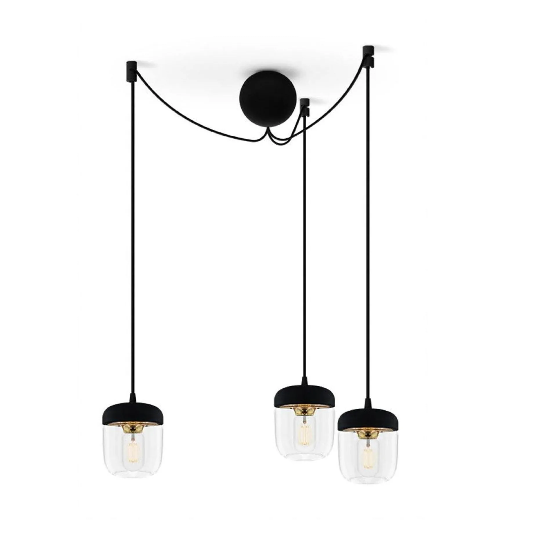 Acorn | white polished steel