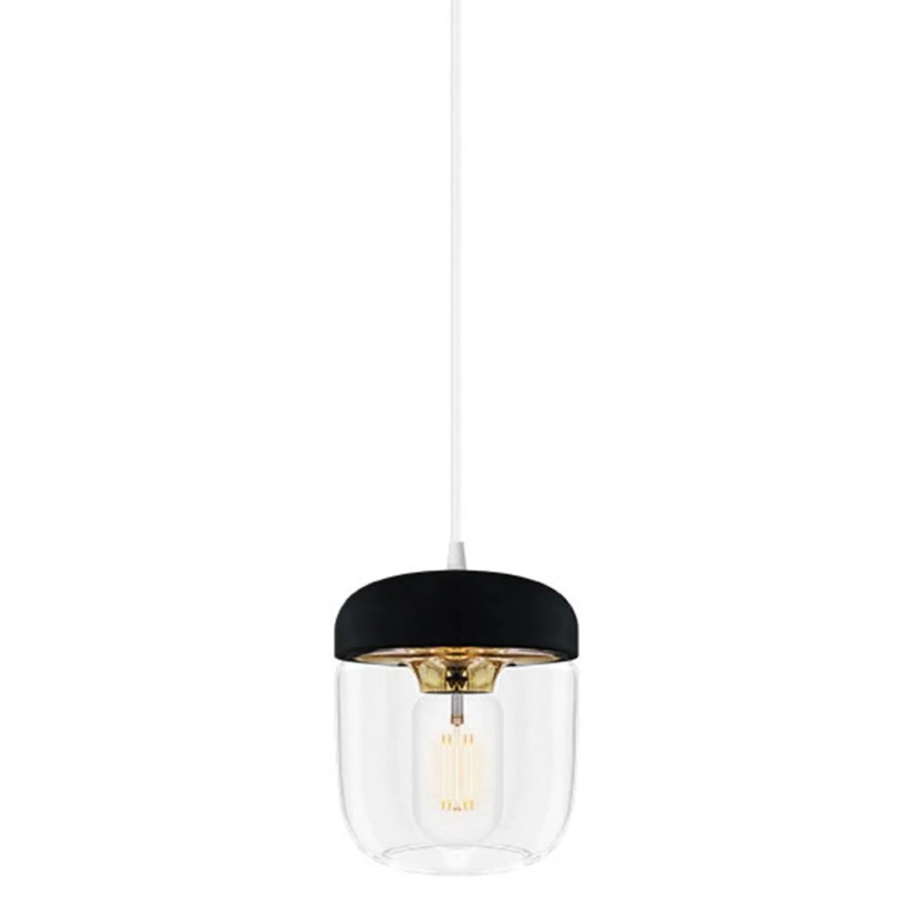 Acorn | white polished steel
