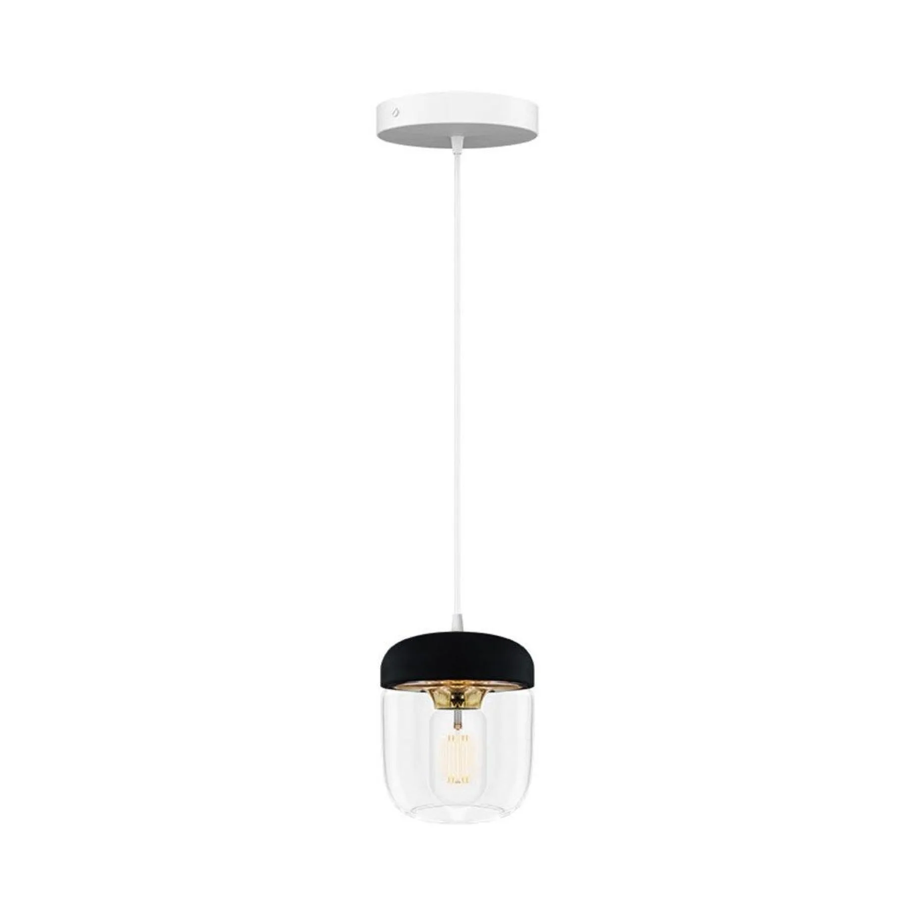 Acorn | white polished steel