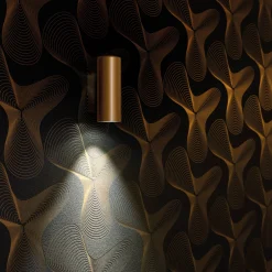 Ago applique wall | black anodized aluminium