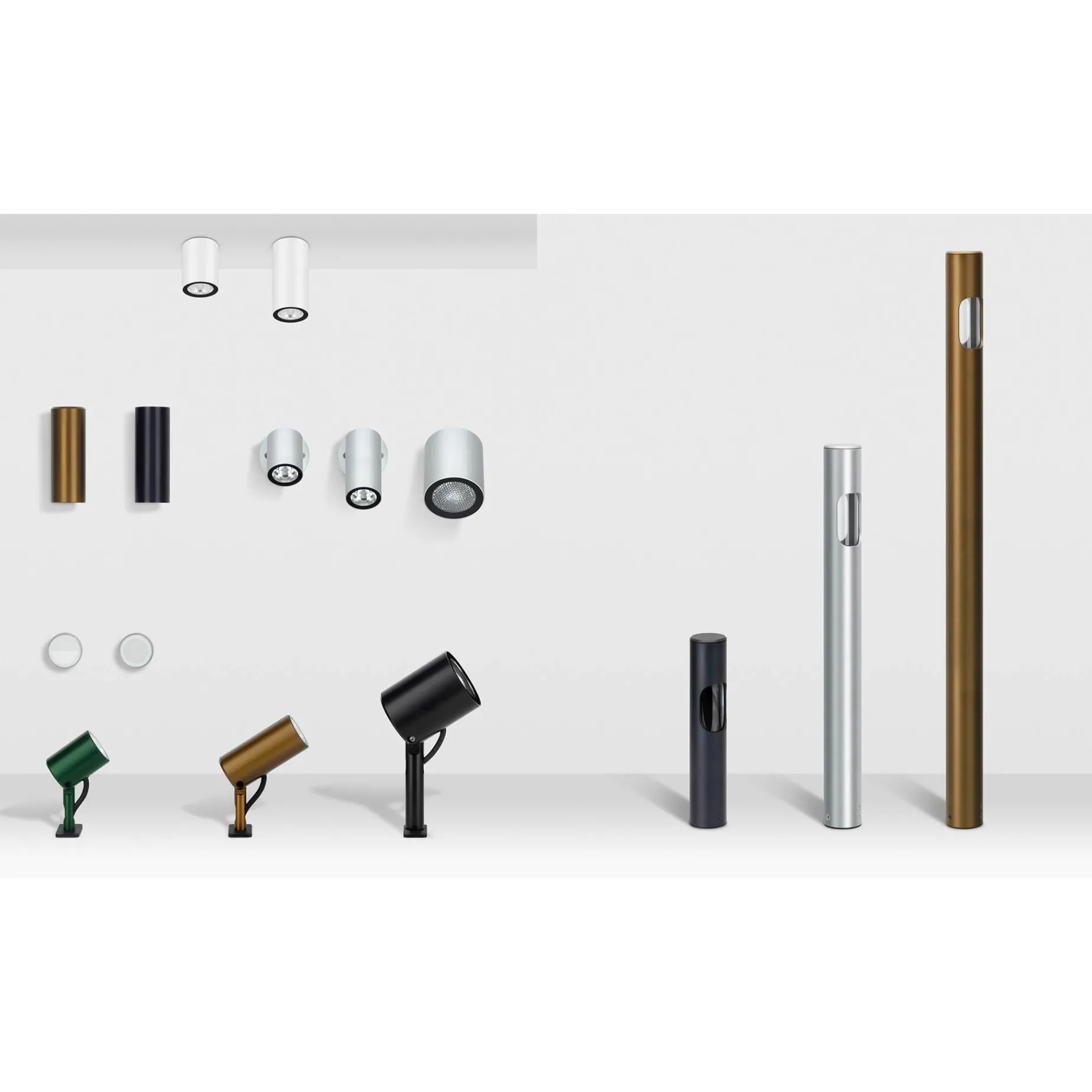 Ago applique wall | brown anodized aluminium