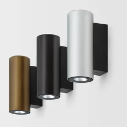 Ago applique wall | grey anodized aluminium