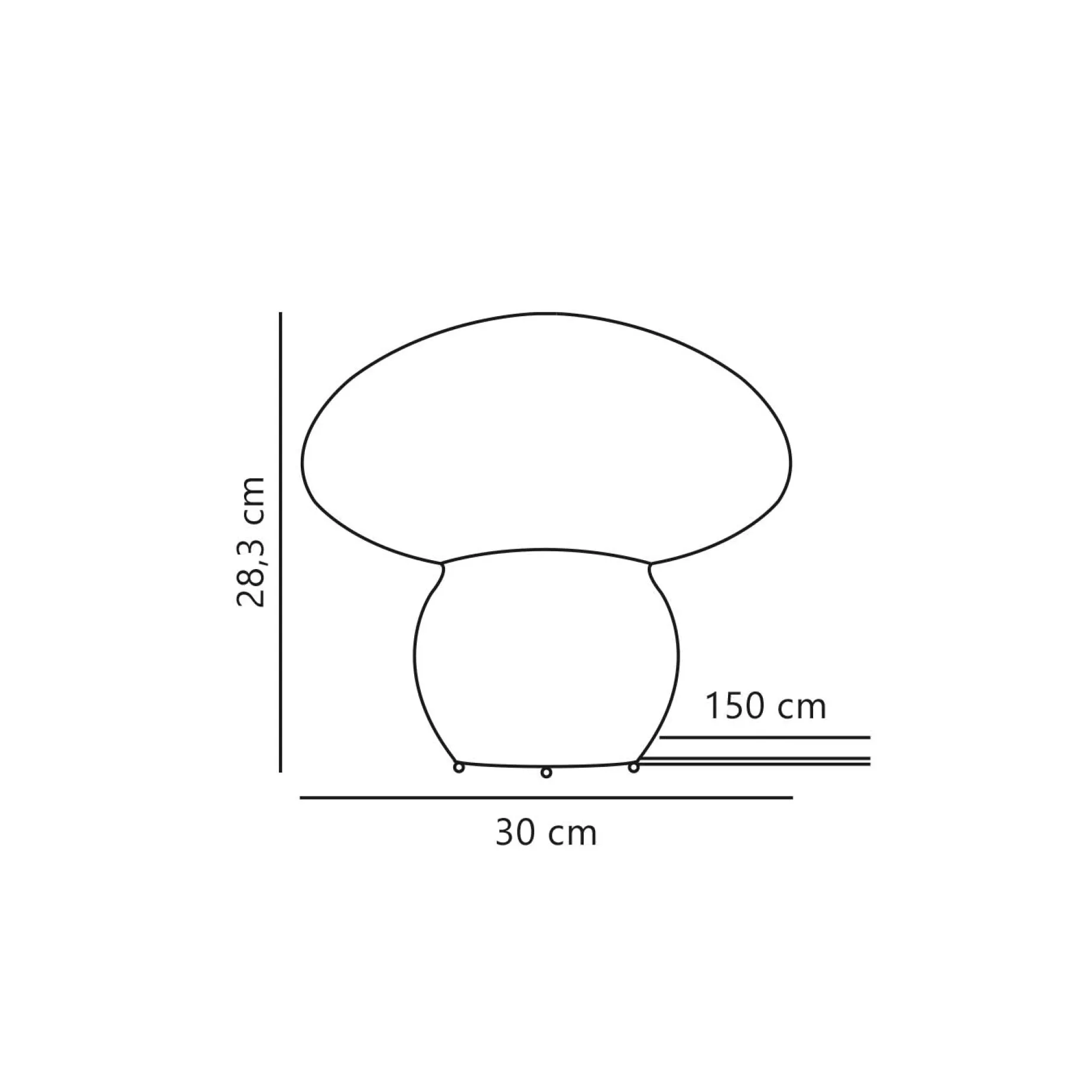 Allie table | rattan nature