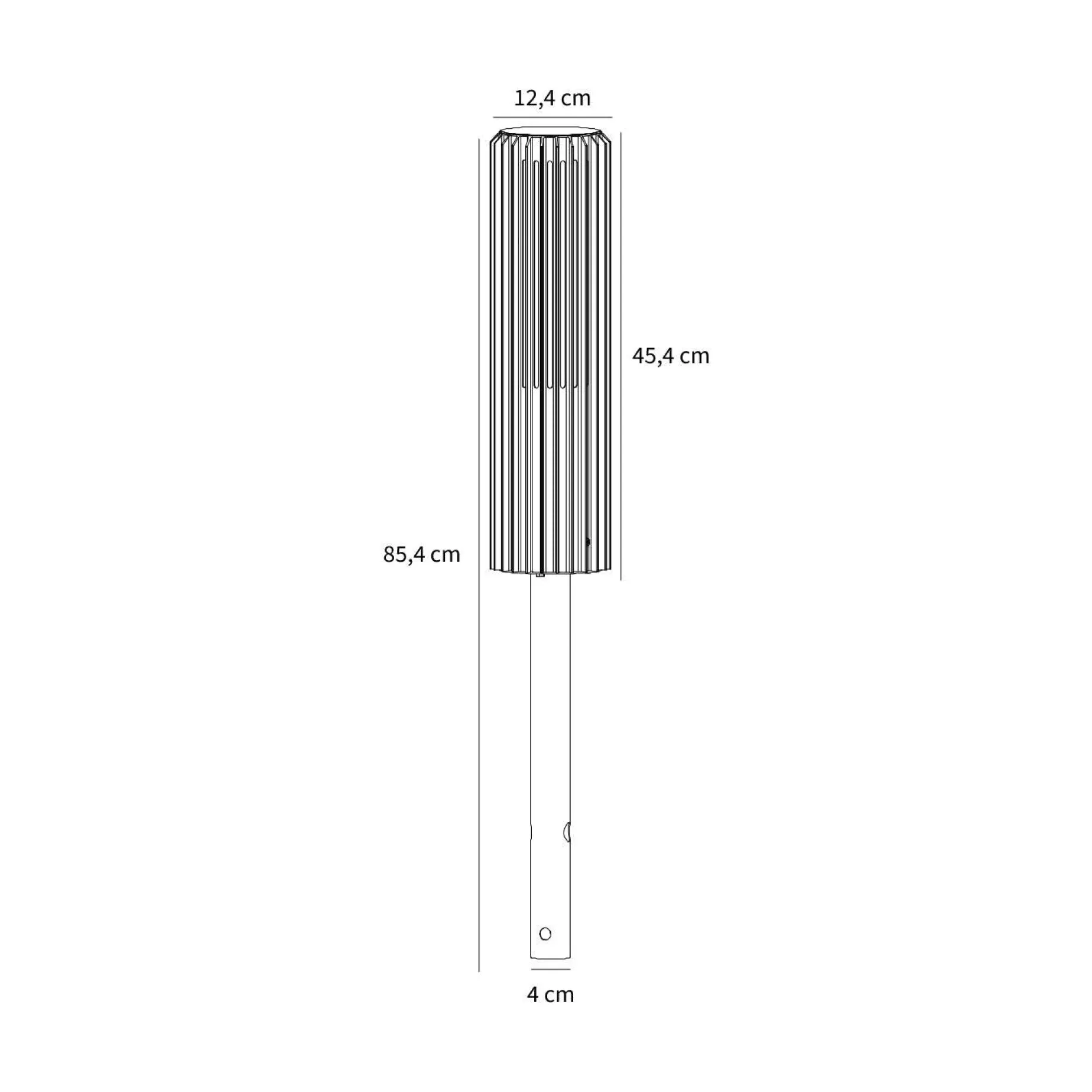 Aludra garden 45 | brown metallic