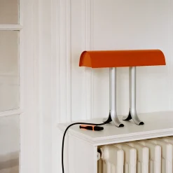 Anagram table lamp | charred orange