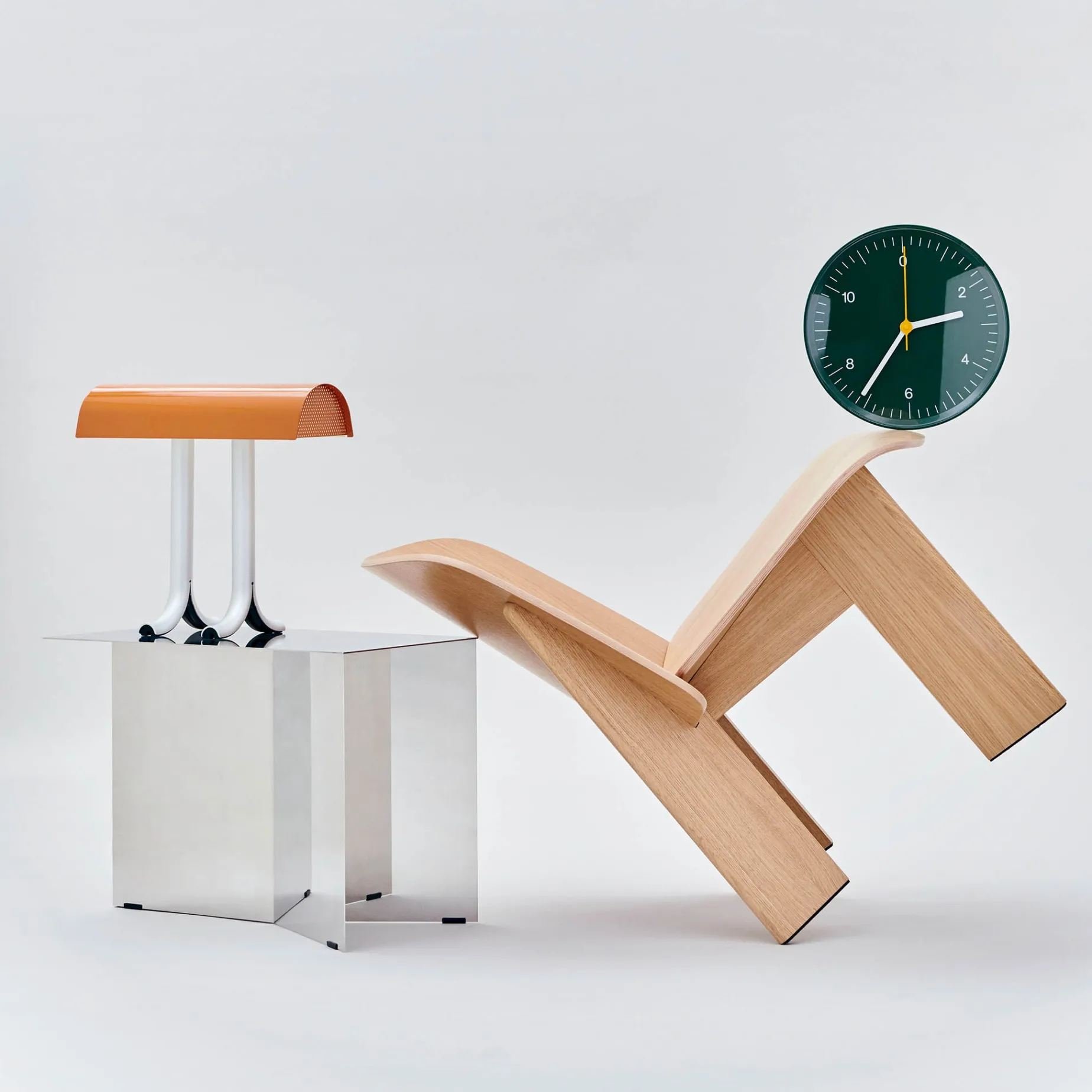 Anagram table lamp | charred orange