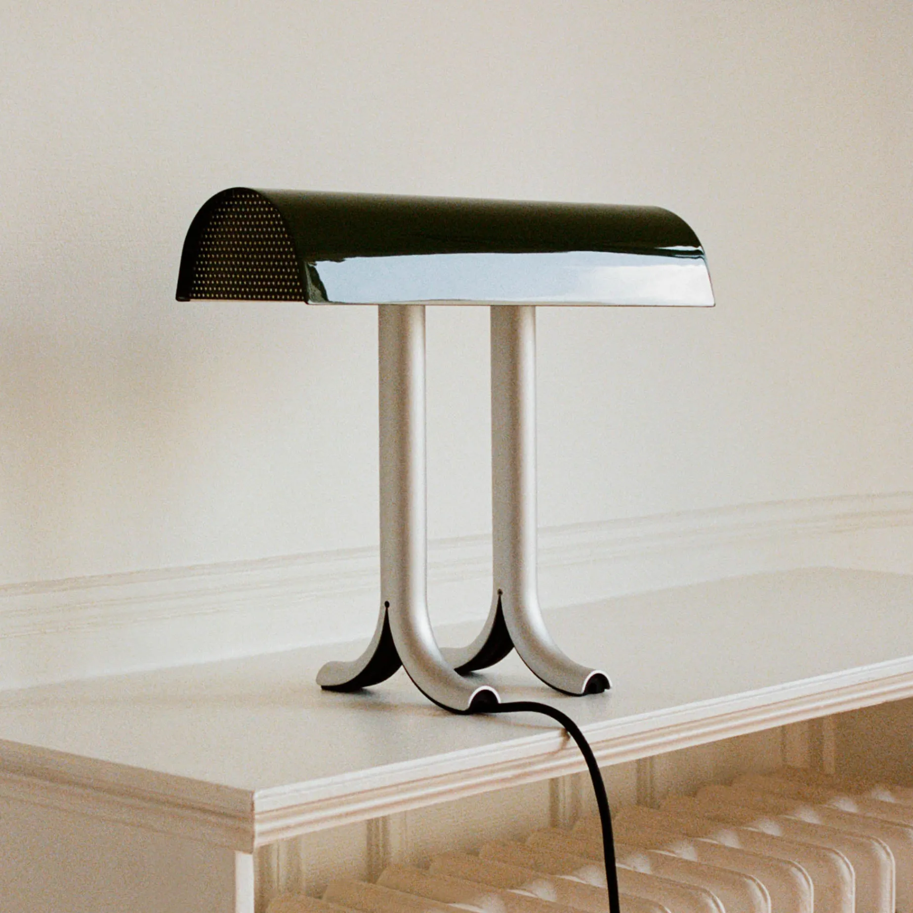 Anagram table lamp | charred orange