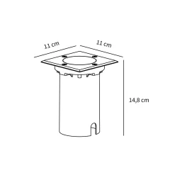 Andor Sq IP67 | inox