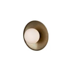 Aosta Brass Disc IP65 | antique brass