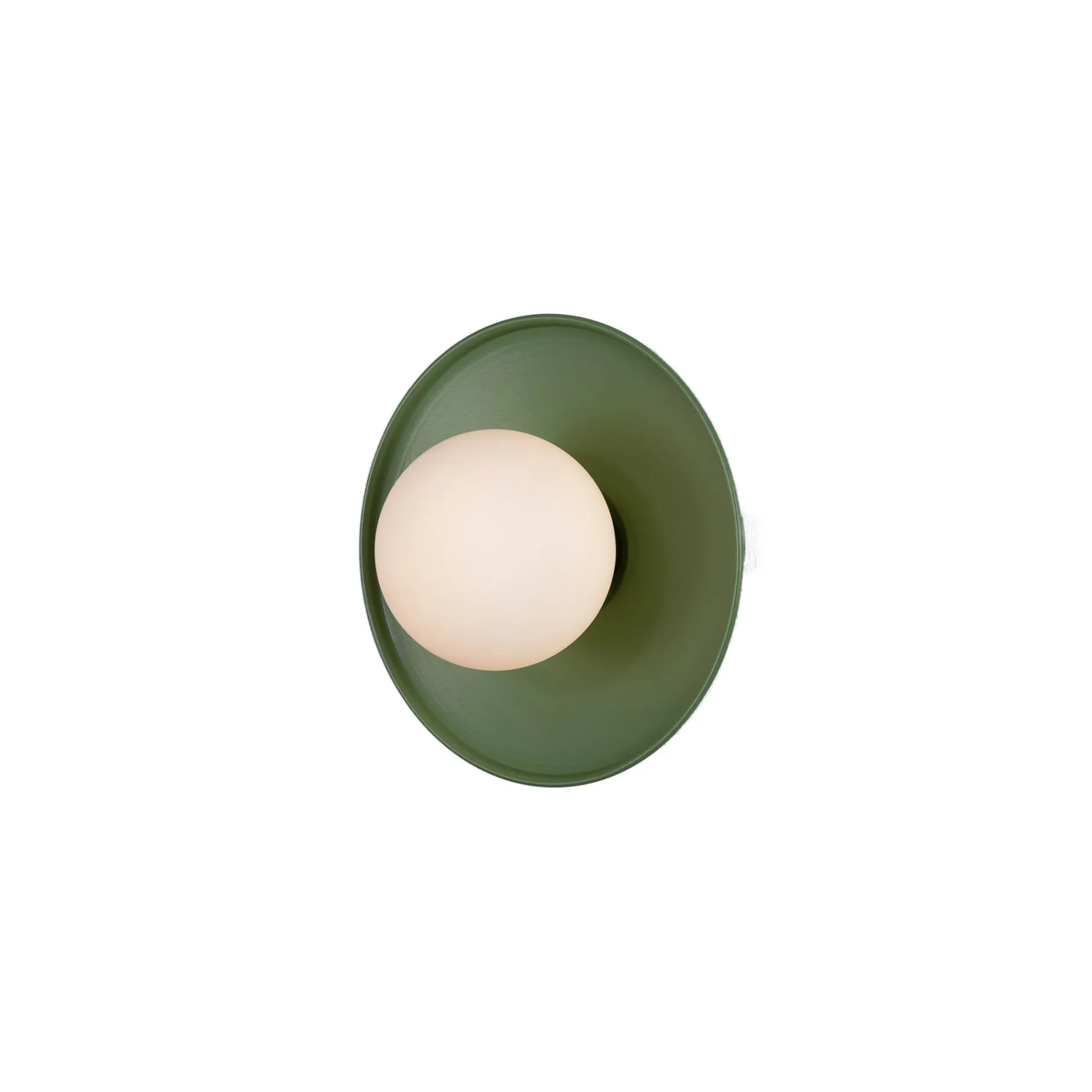 Aosta Brass Disc IP65 | sage green