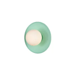 Aosta Brass Disc IP65 | sage green