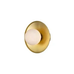 Aosta Brass Disc IP65 | sage green
