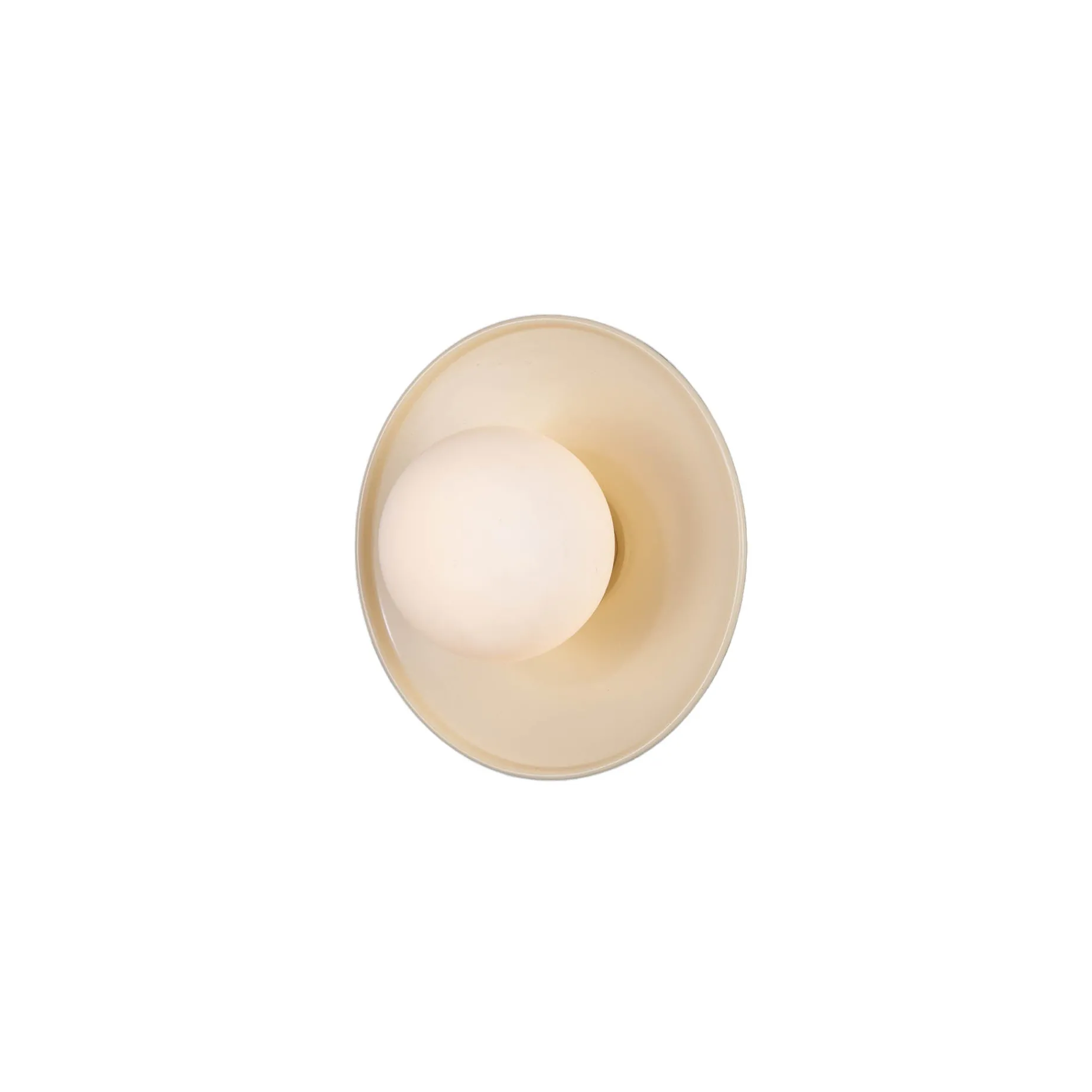 Aosta Brass Disc IP65 | sage green