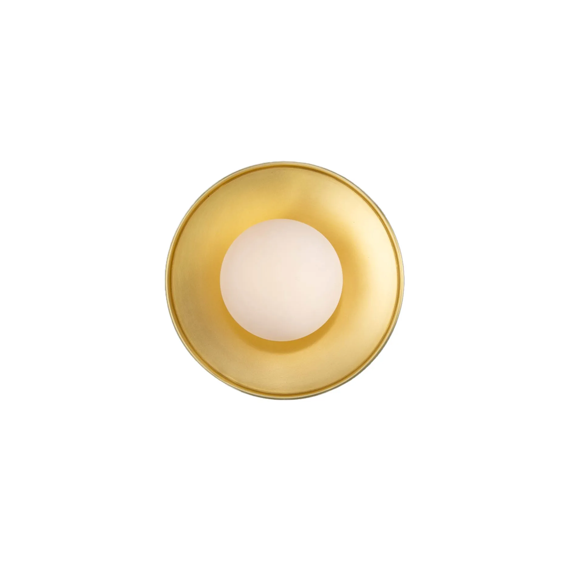 Aosta Brass Disc IP65 | satin brass