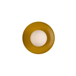 Aosta Brass Disc IP65 | satin brass