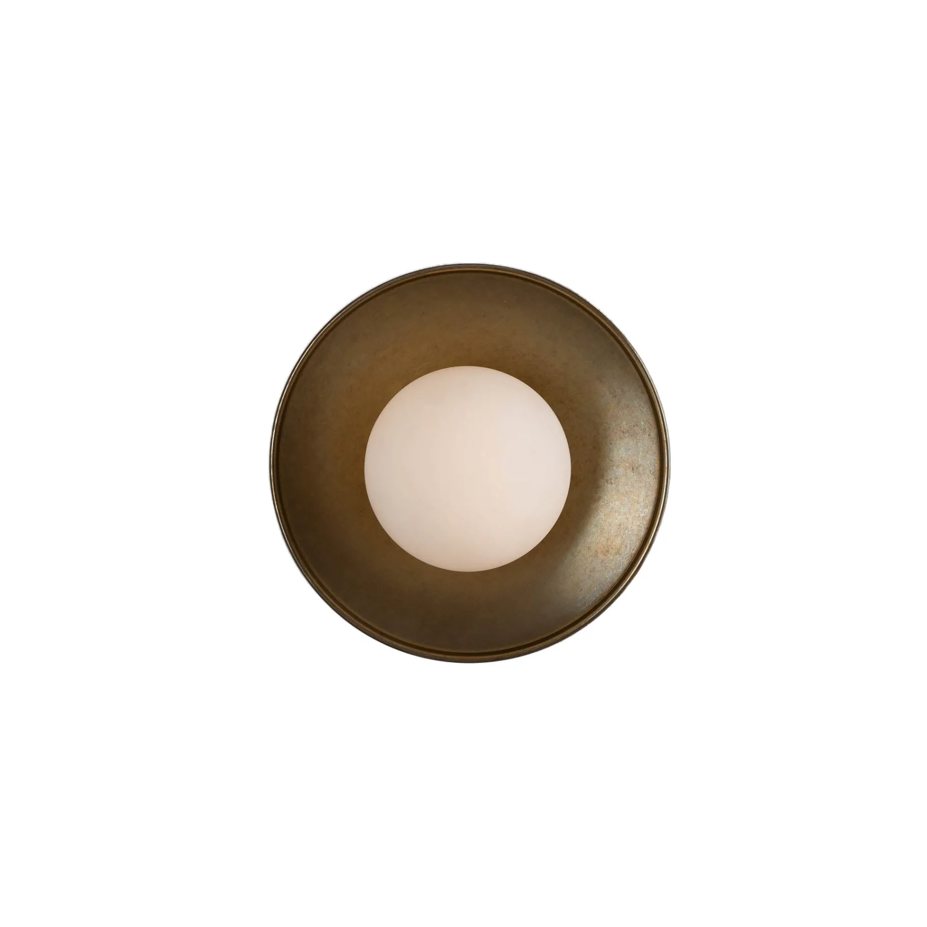 Aosta Brass Disc IP65 | satin brass