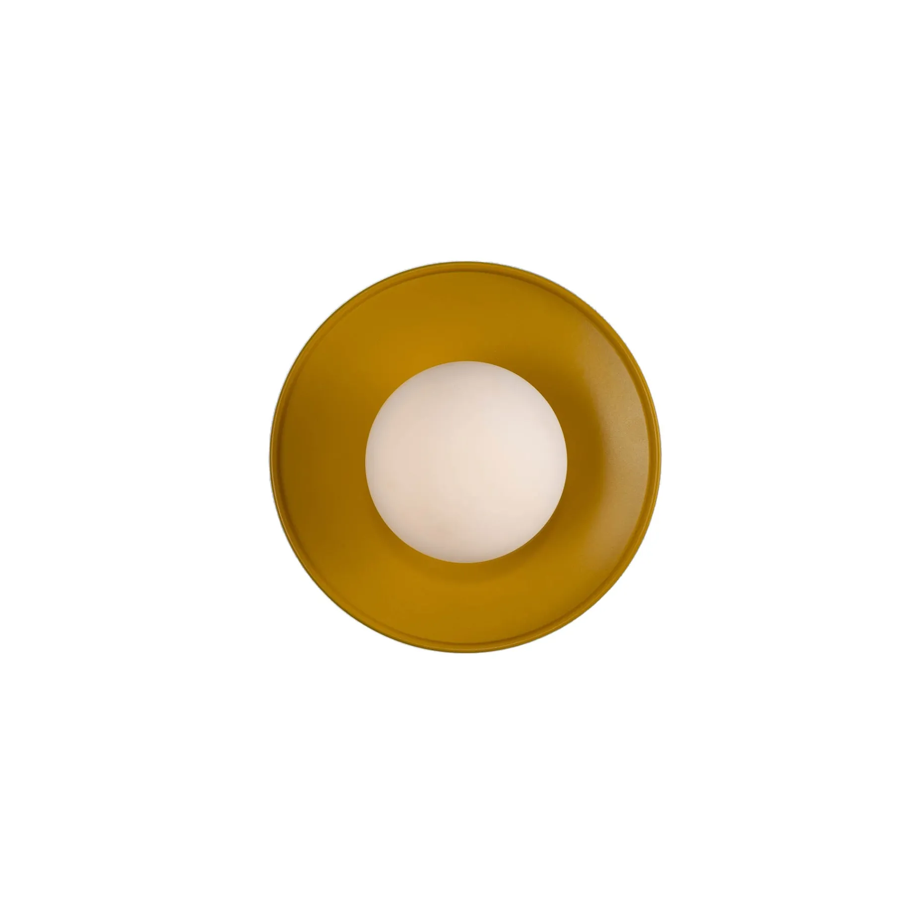 Aosta Brass Disc IP65 | vanilla cream