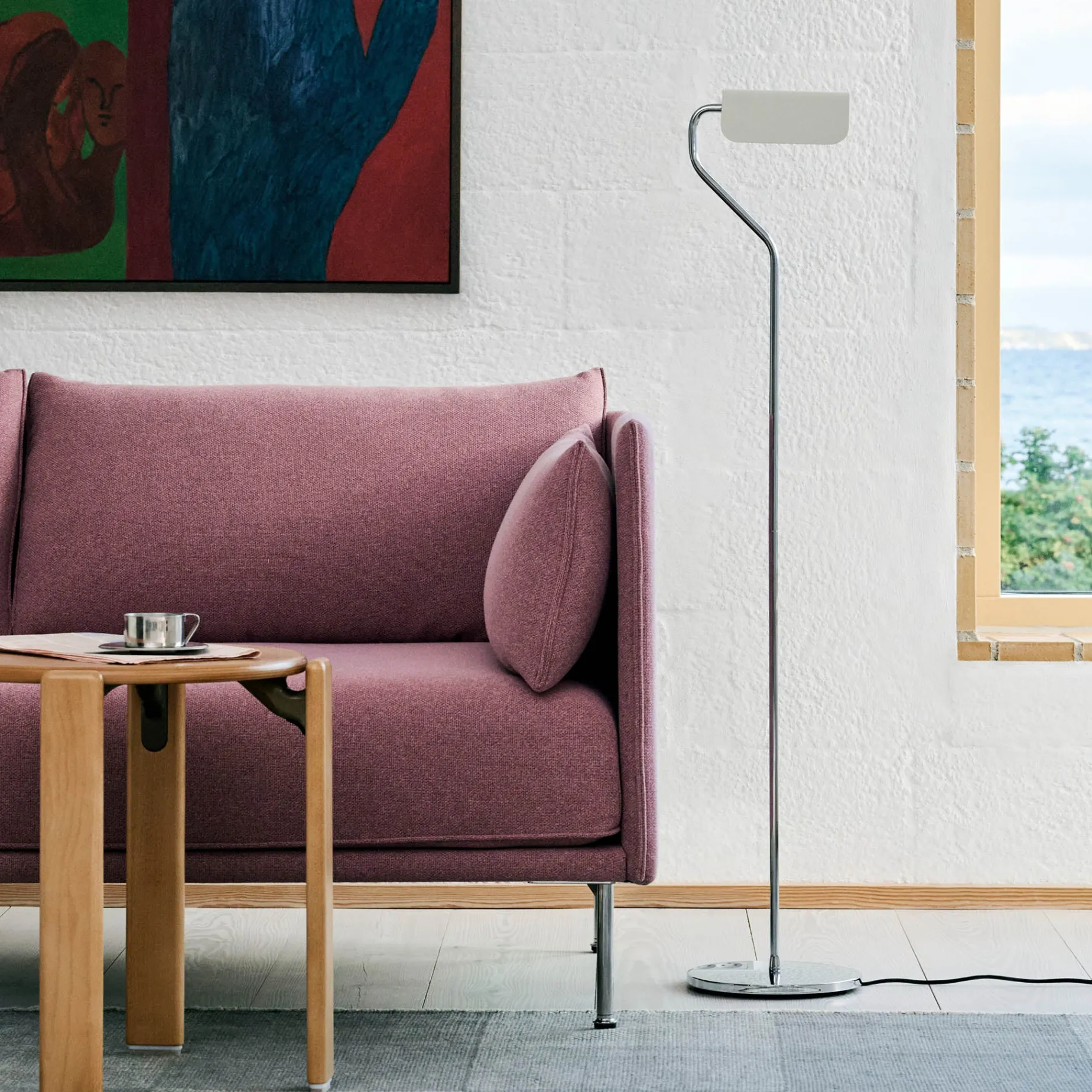 Apex floor lamp | iron black