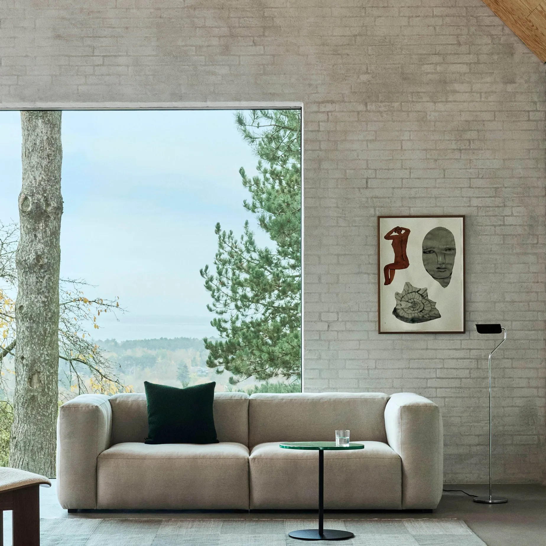 Apex floor lamp | oyster white