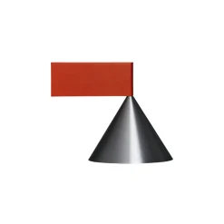 Apollo 14 wall | red orange aluminium