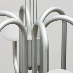 Apollo chandelier ⌀74-106 | white opal glass
