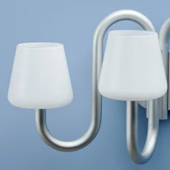 Apollo wall sconce | white opal glass