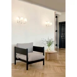 Apollo wall sconce | white opal glass