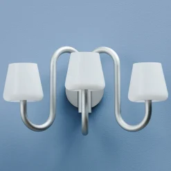 Apollo wall sconce | white opal glass