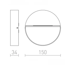Aquila round IP | white