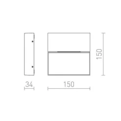 Aquila square IP | white