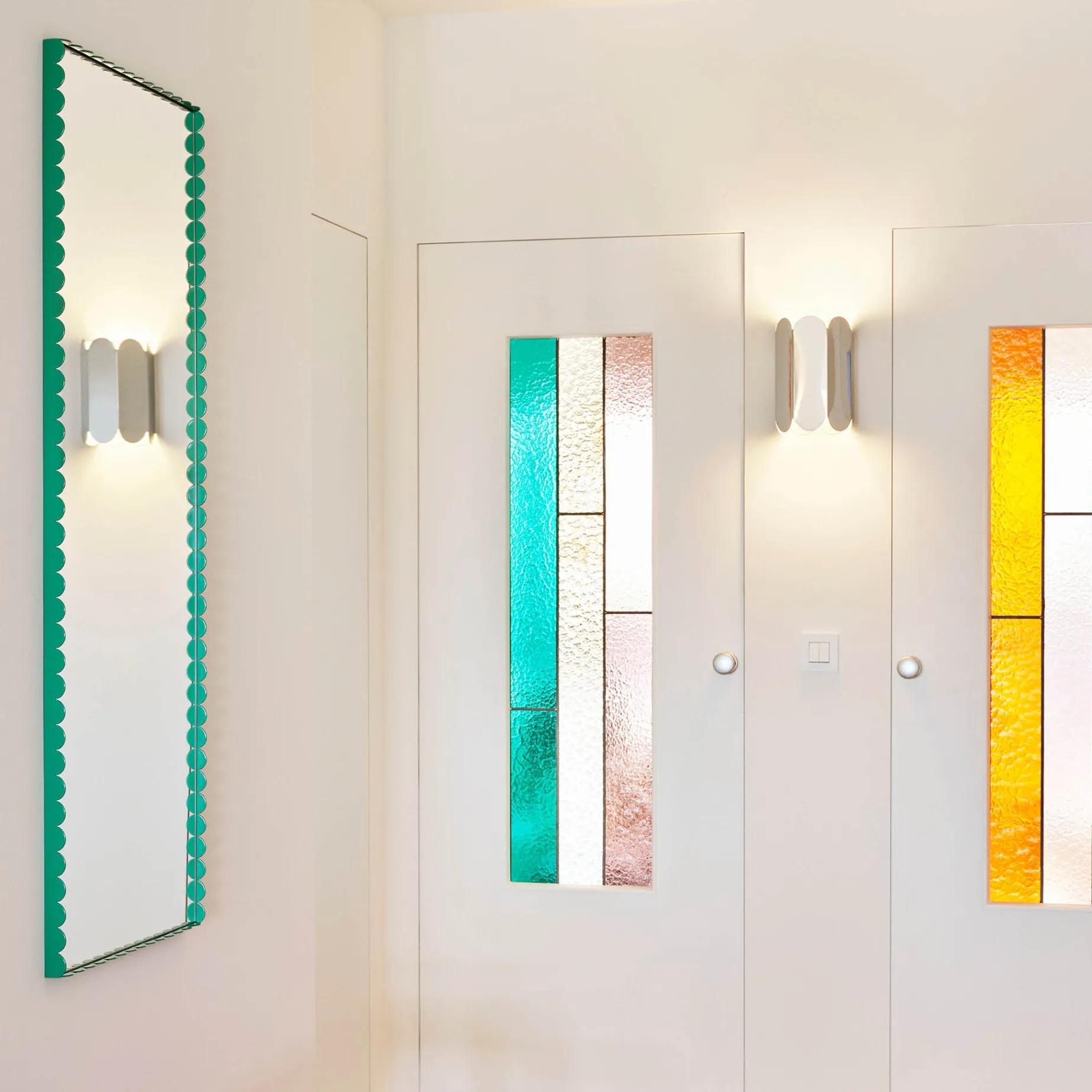 Arcs wall lamp | sea green