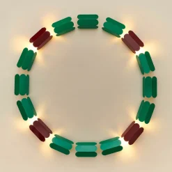 Arcs wall lamp | sea green