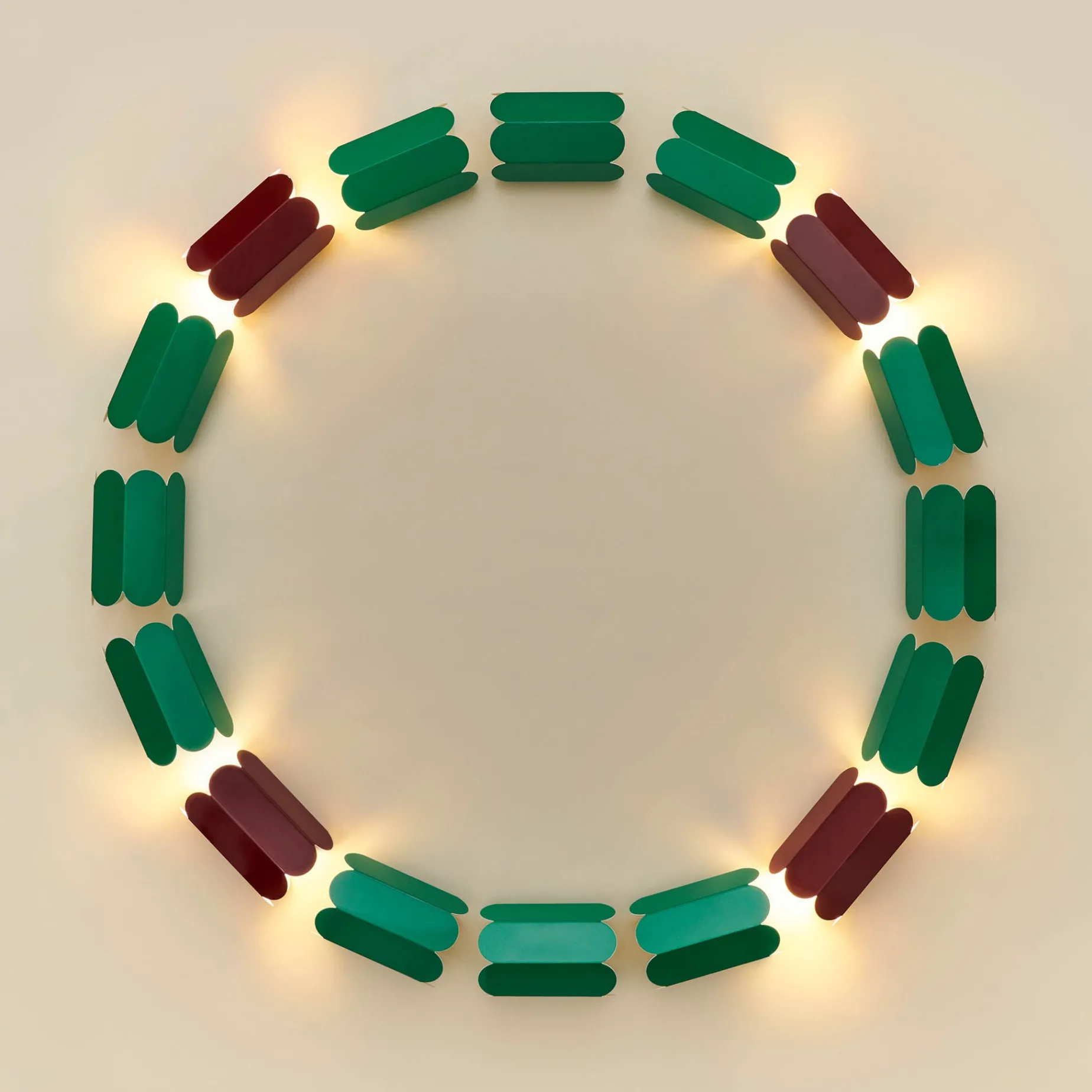 Arcs wall lamp | sea green