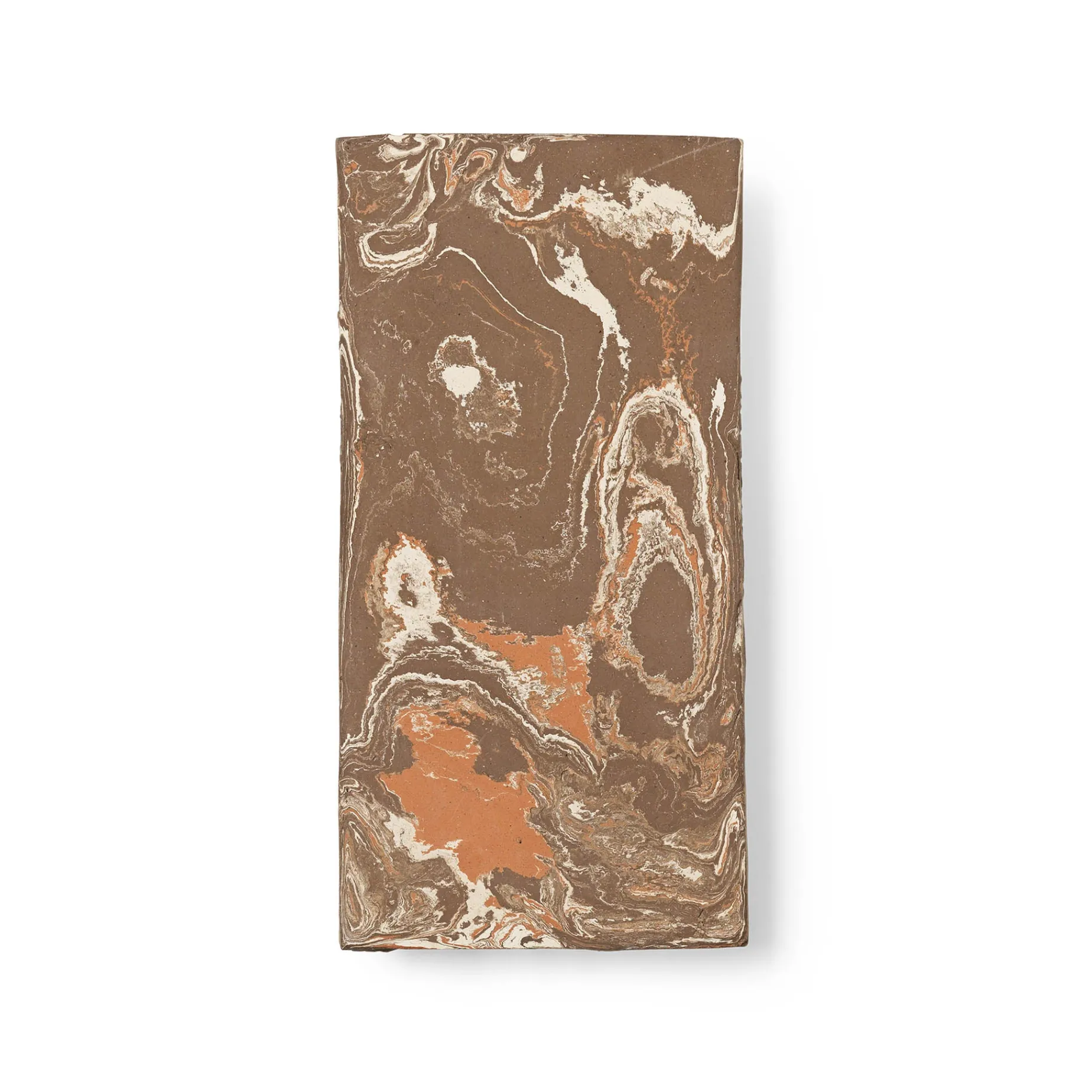 Argilla rectangular wall lamp | marble white