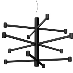 Art chandelier | black