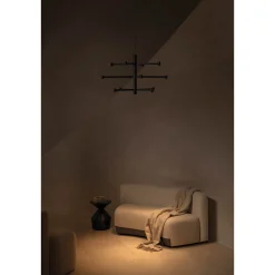 Art chandelier | black