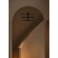 Art chandelier | black
