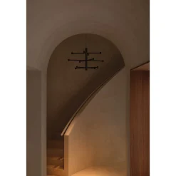 Art chandelier | black
