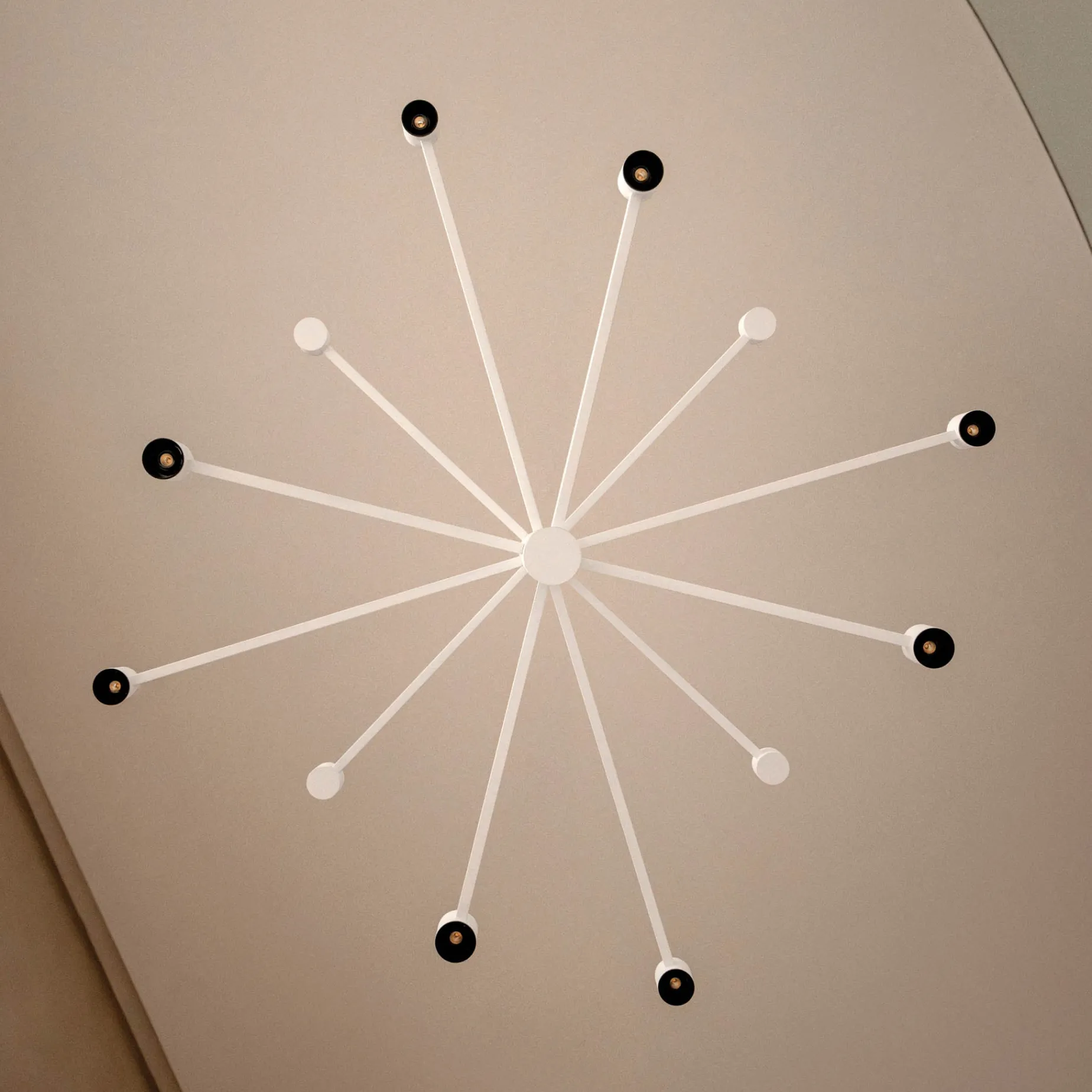 Art chandelier | black