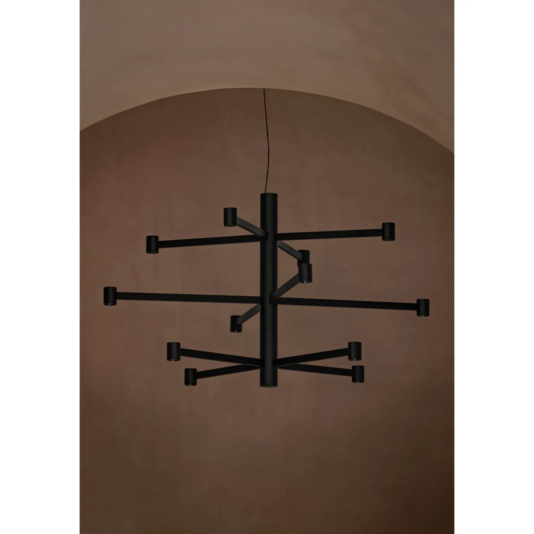 Art chandelier | black