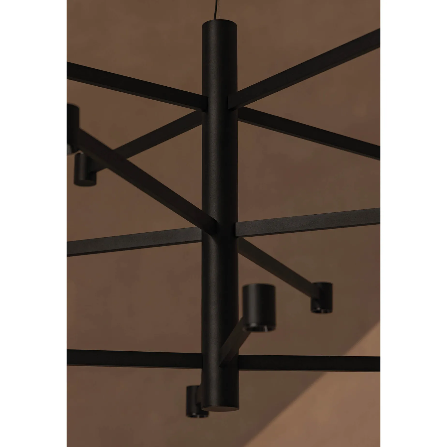 Art chandelier | black