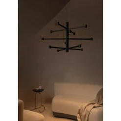 Art chandelier | black