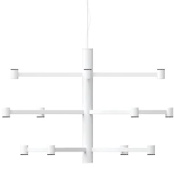 Art chandelier | white