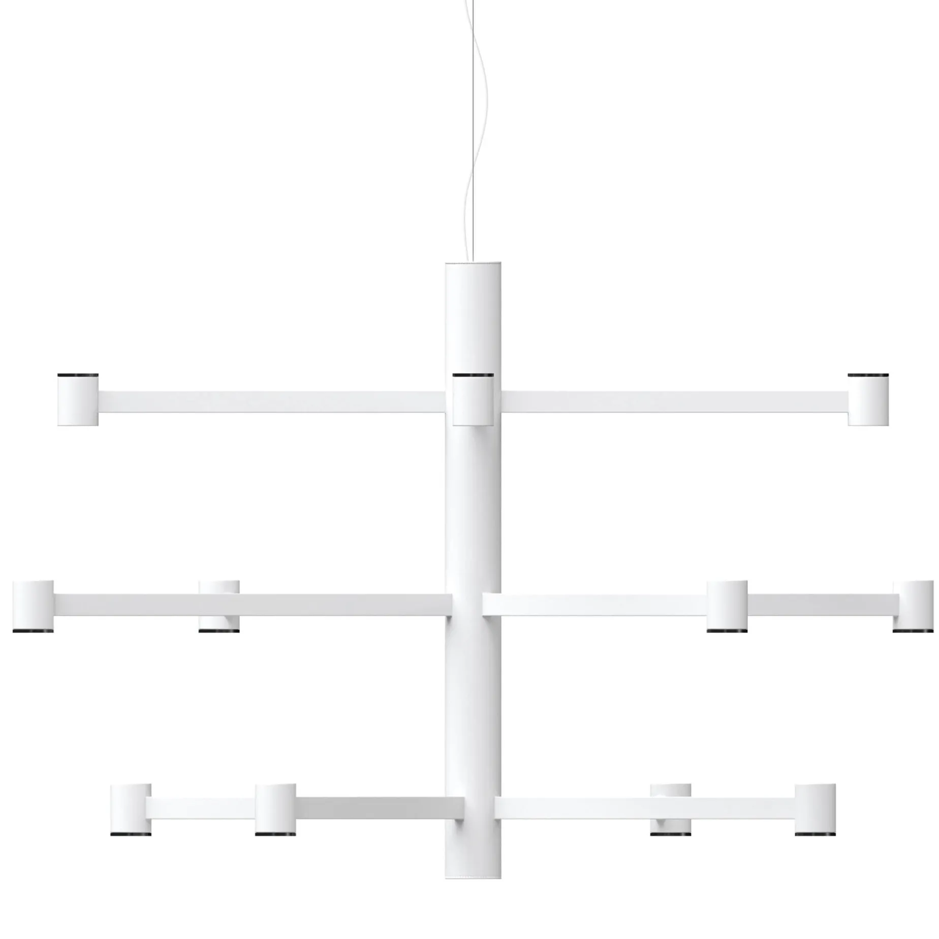 Art chandelier | white