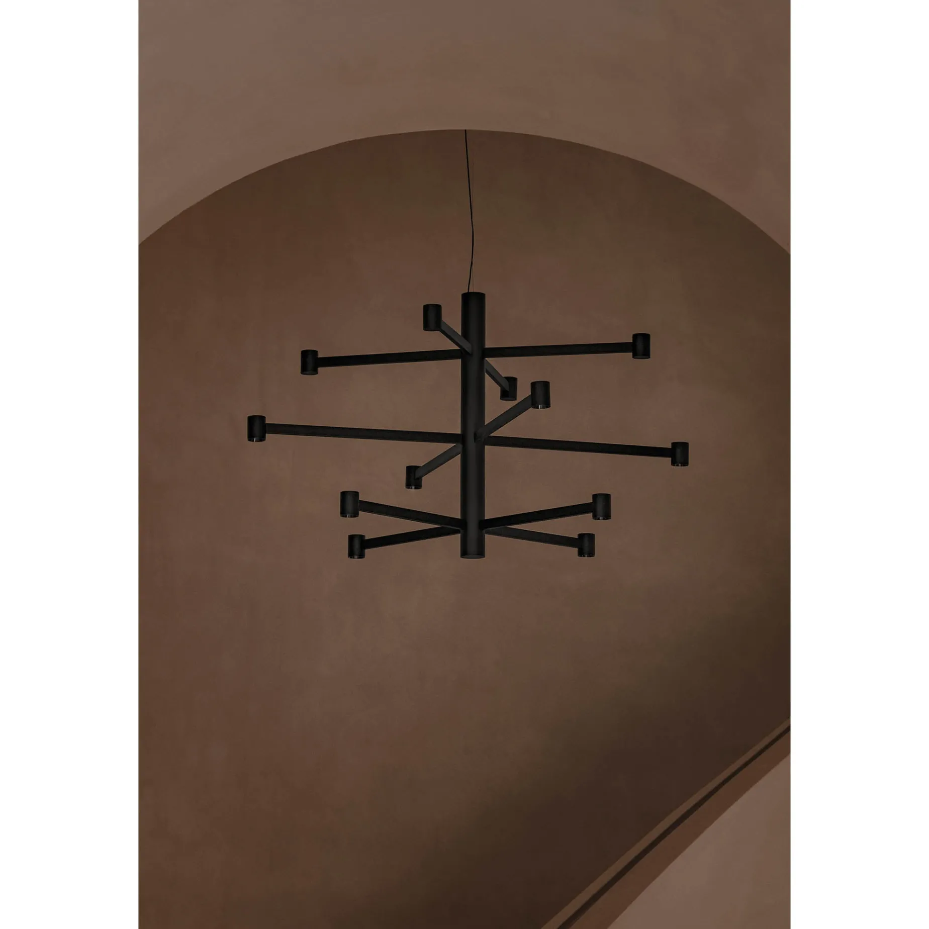 Art chandelier | white